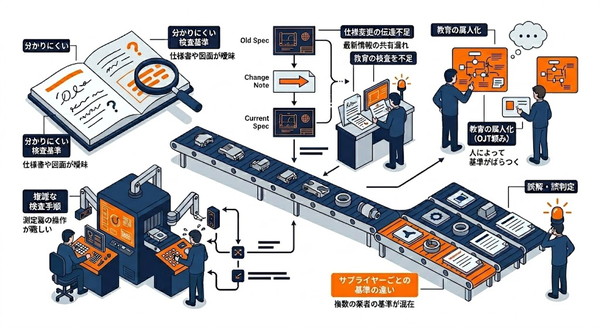受入検査で仕様誤解が発生する要因